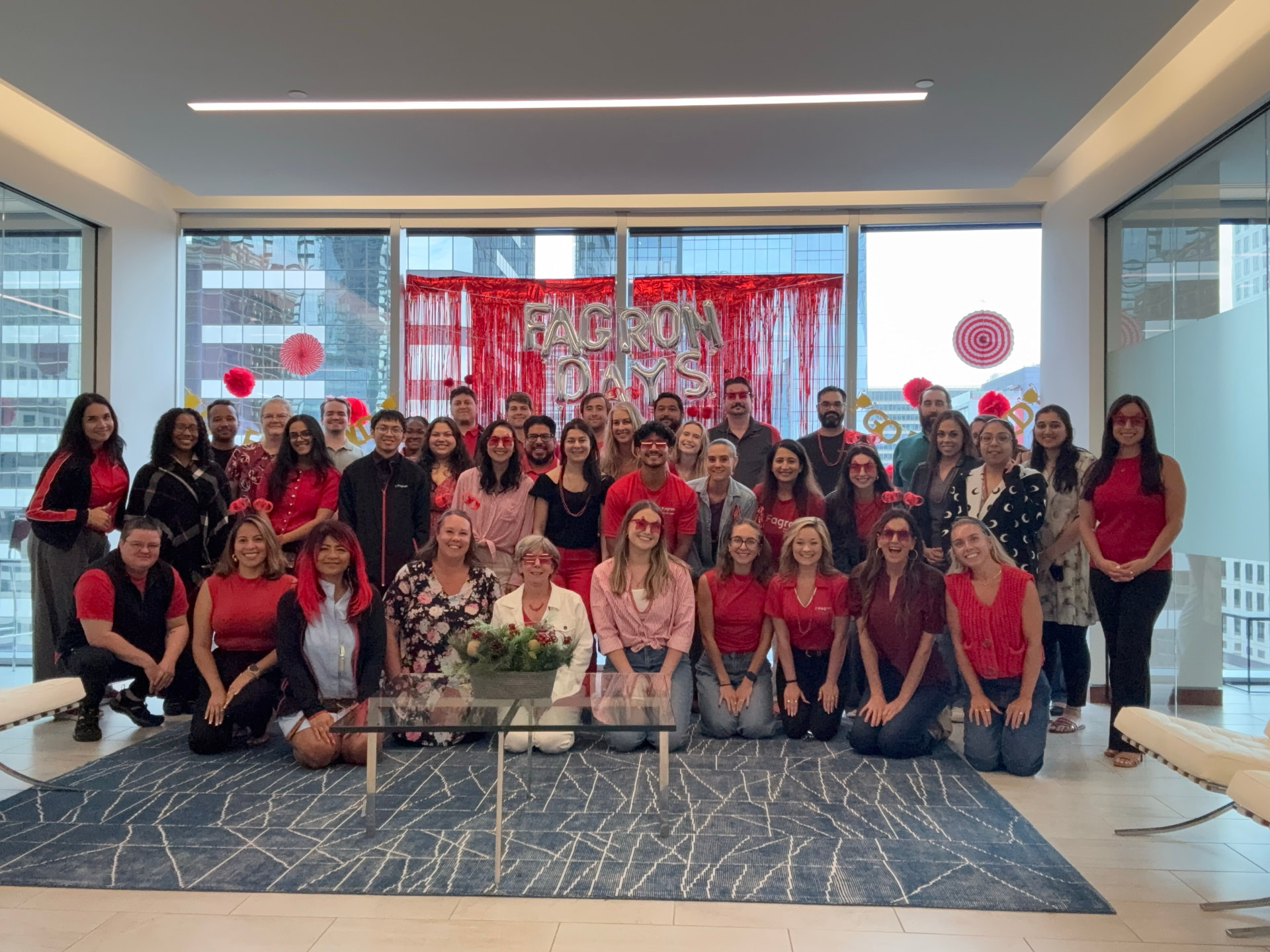 The Fagron US team gathered in the Chicago office during Fagron Days