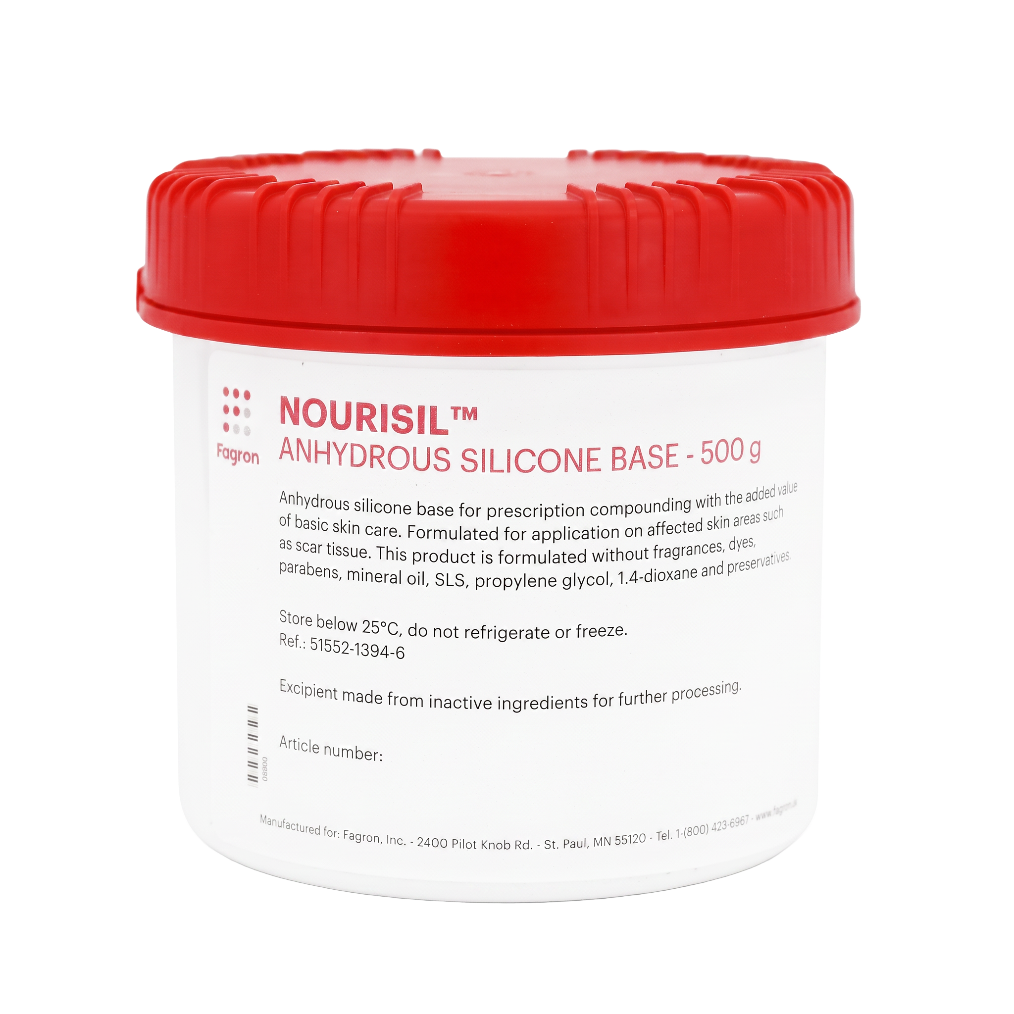 Nourisil jar